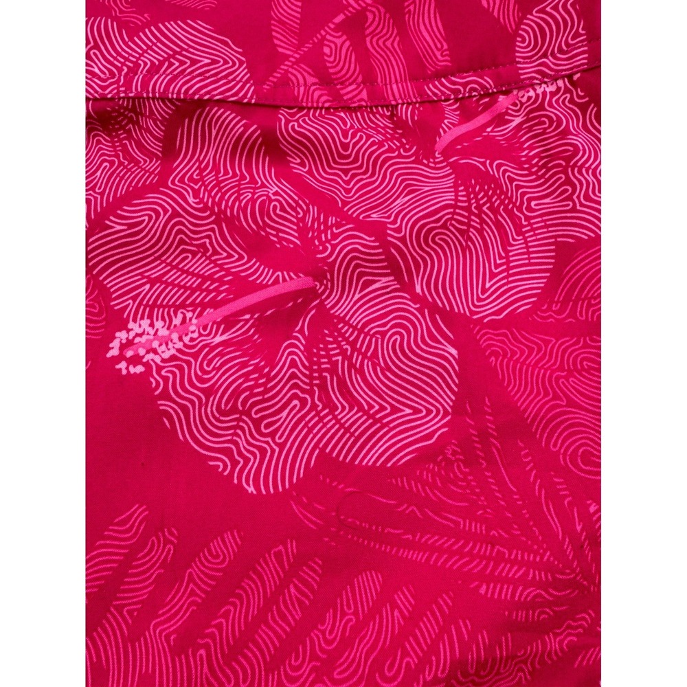 RipSkirt Hawaii Wrap Skirt Small Pink Hibiscus Tropical Beach Cover Up Travel - Picture 2 of 8